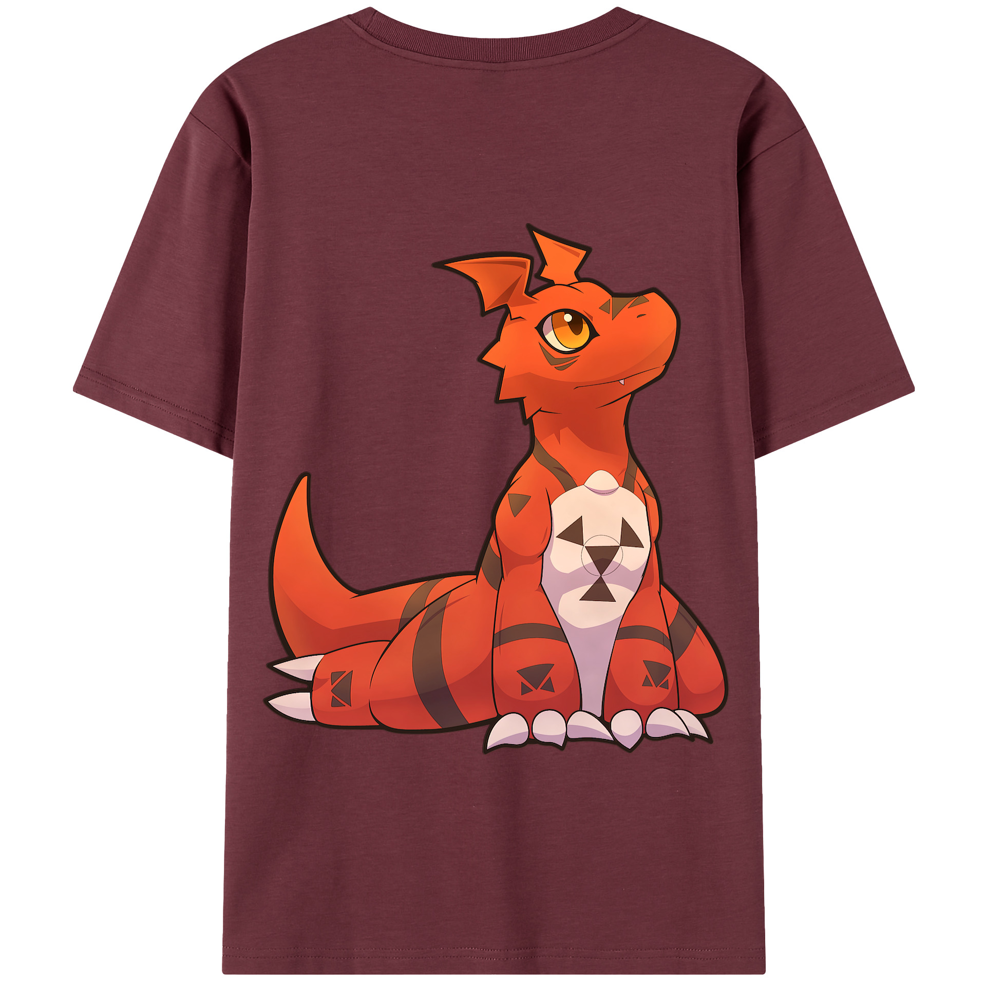 （画像用） Digimon デジタルモンスター/デジモン 綿100％半袖Tシャツ（背面プリント）